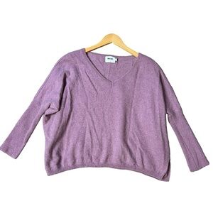 NOTSHY Faustine V-Neck Cashmere Poncho Sweater size S/M